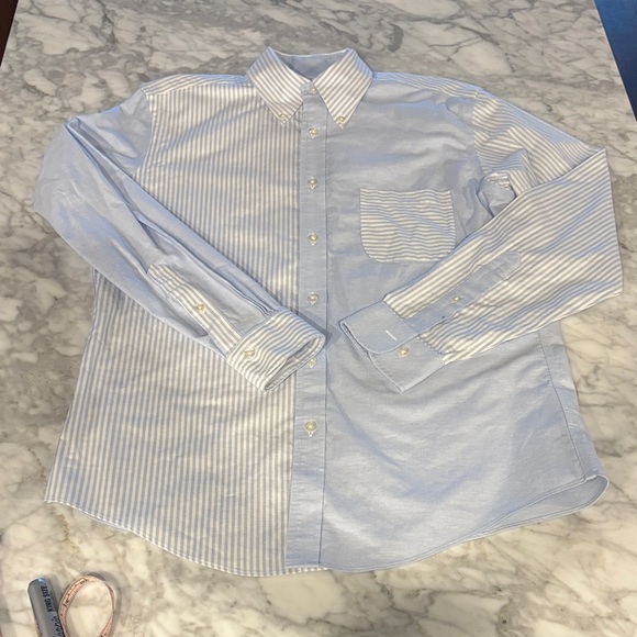 Brooks Brothers Light Blue and White Striped Shirt